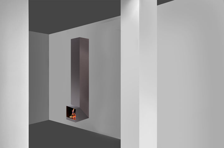 Bioethanol Hängekamin Decke - Marsili "L"-Form Weiss