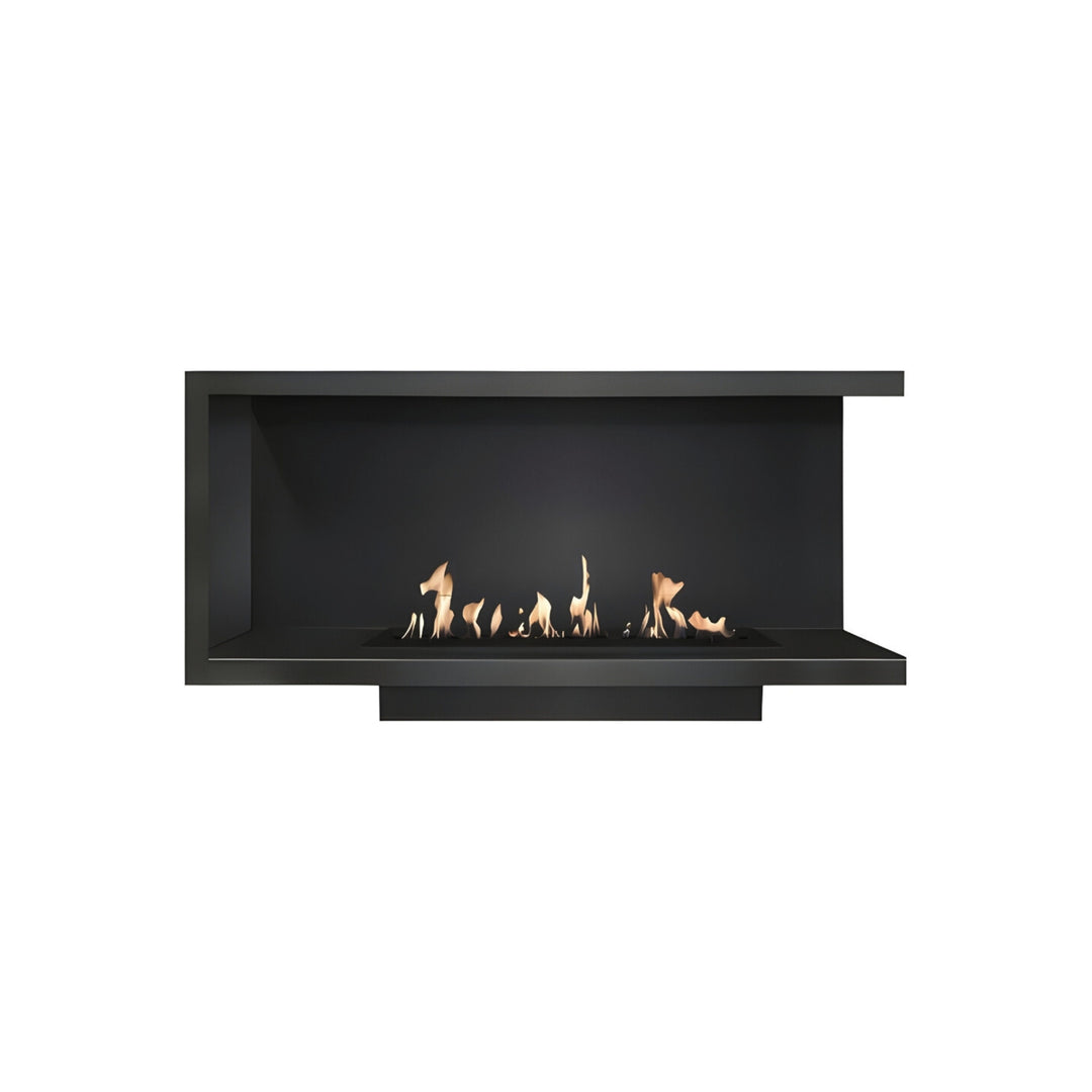 Bioethanol Eck Einbaukamin - BASE R60