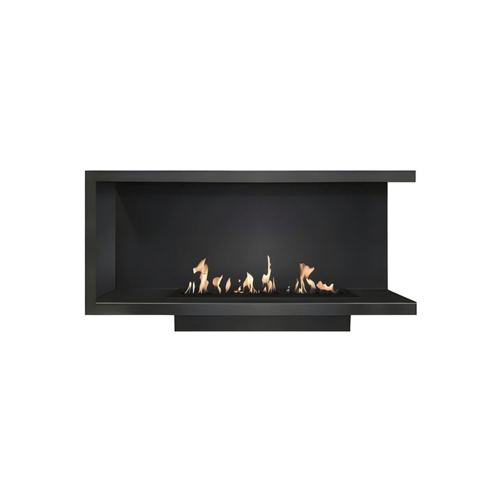 Bioethanol Eck Einbaukamin - BASE R60