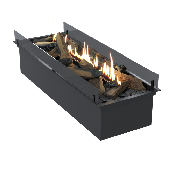 Bioethanol SmartFire Fernbedienung - PRIME A6 100cm mit Deko