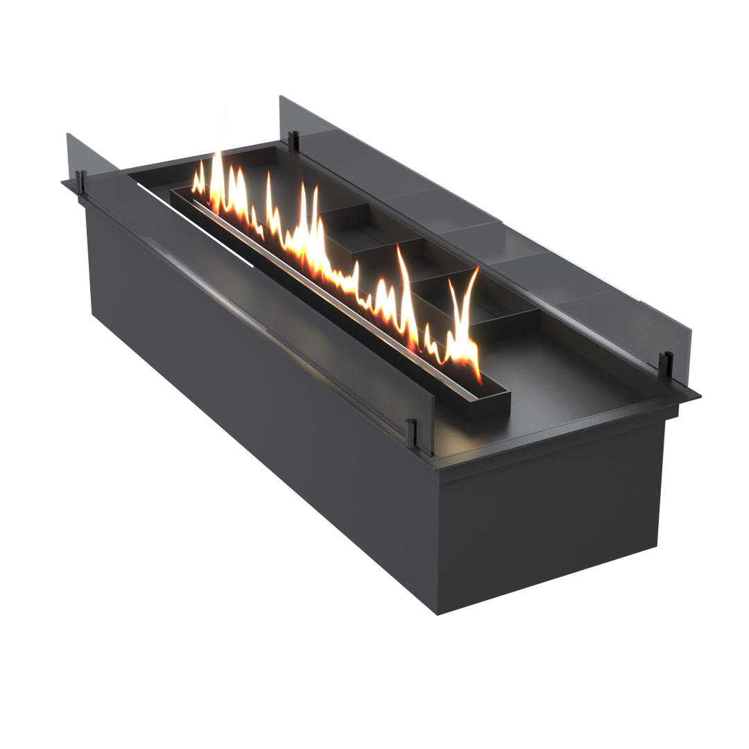Bioethanol SmartFire Fernbedienung - PRIME A6 100cm mit Deko