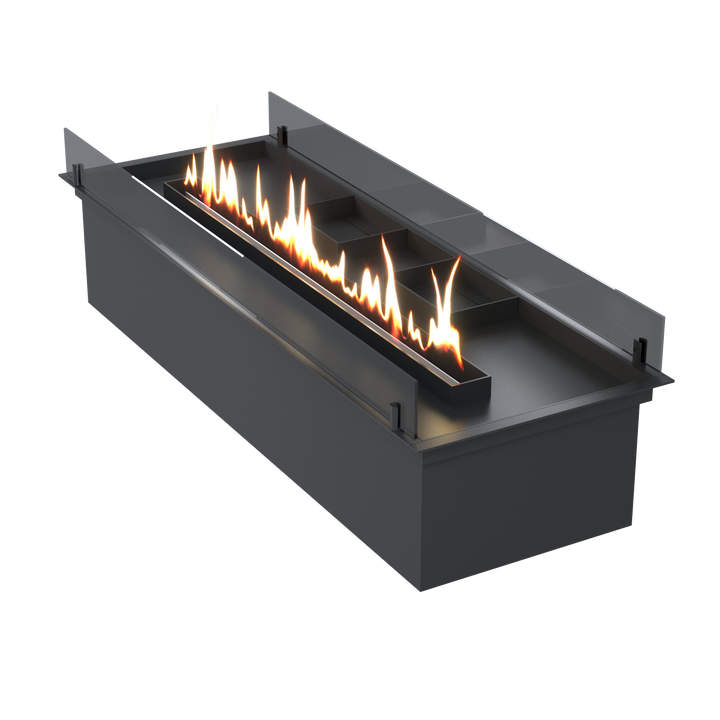 Bioethanol SmartFire Fernbedienung - PRIME A6 100cm mit Deko