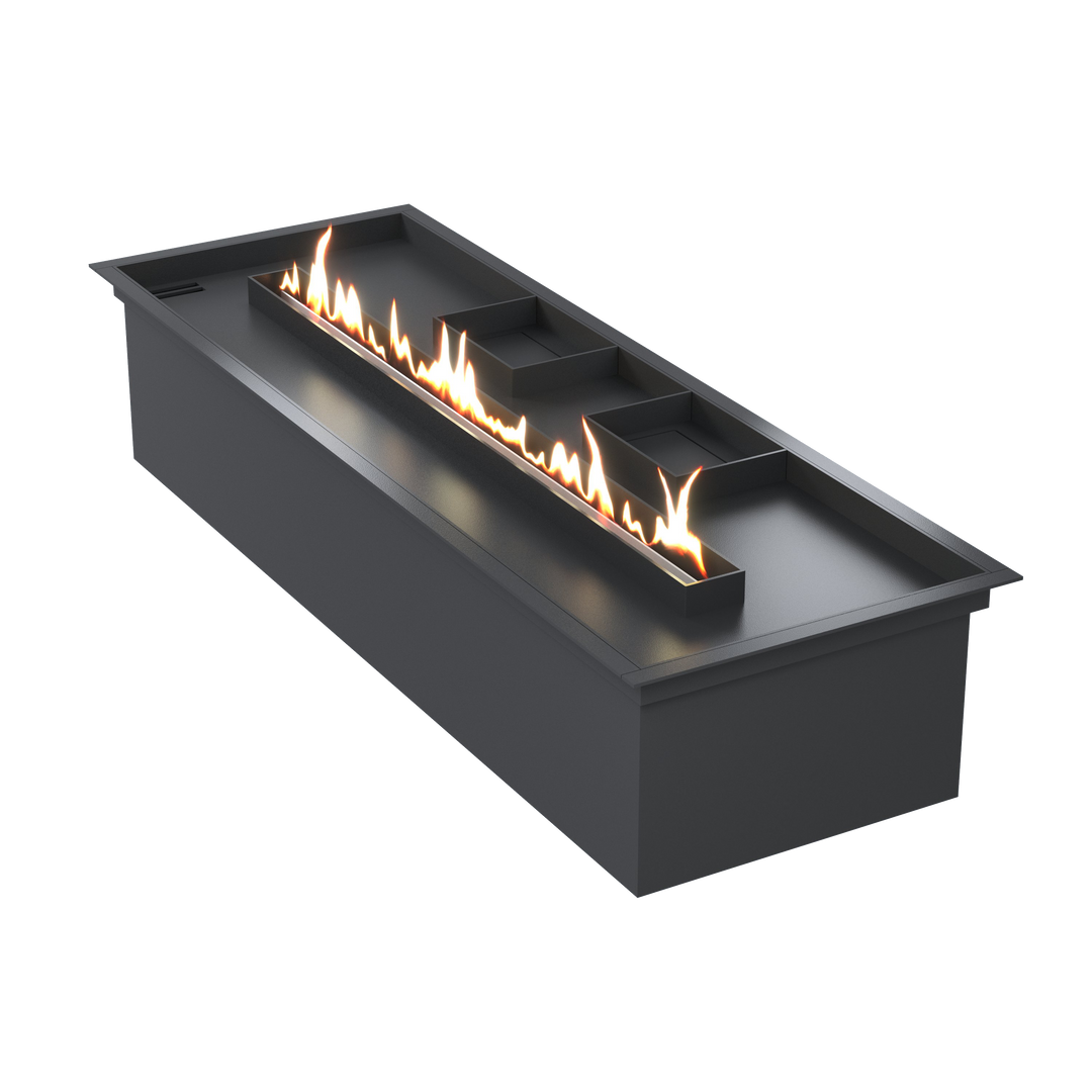 Bioethanol SmartFire Fernbedienung - PRIME A6 100cm mit Deko