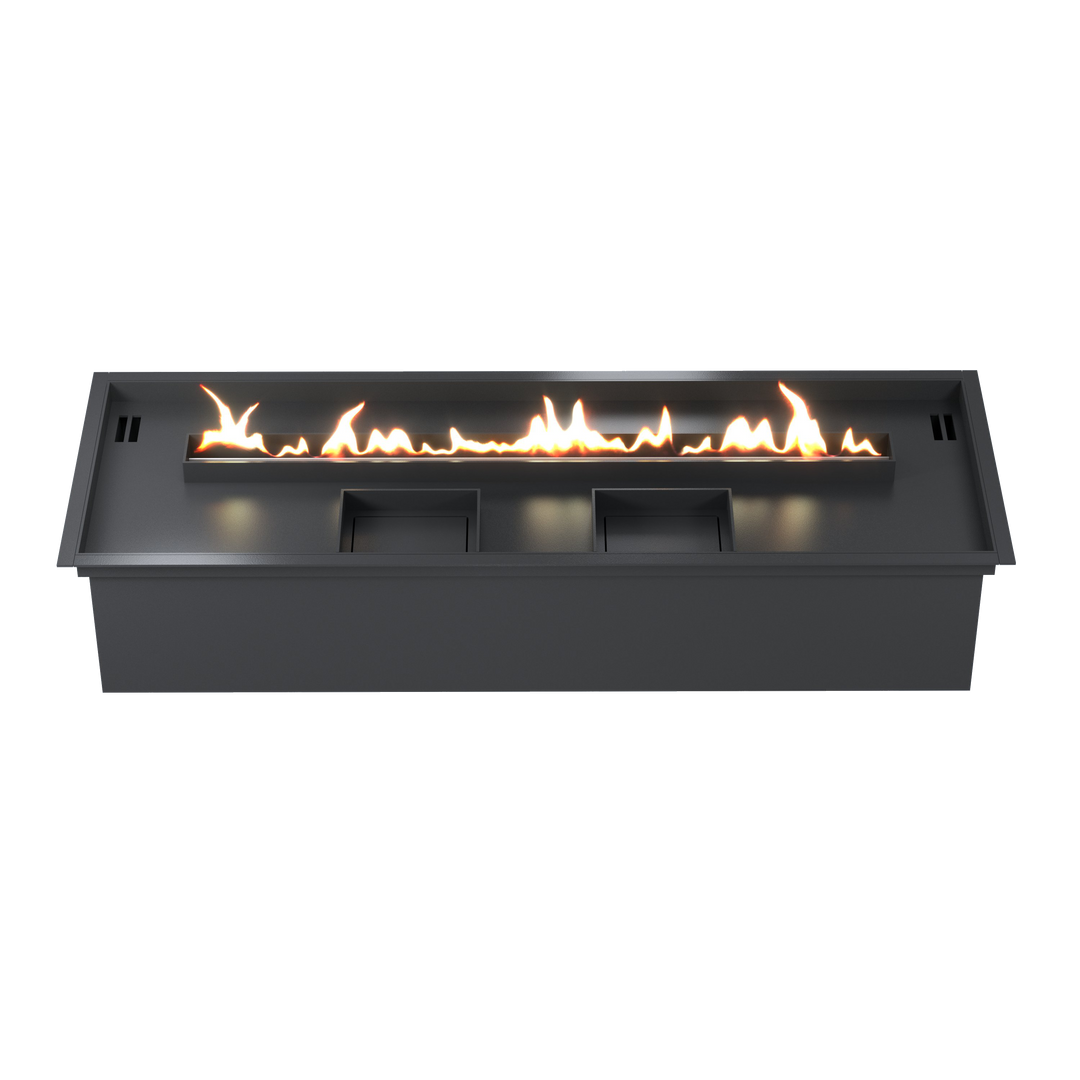 Bioethanol SmartFire Fernbedienung - PRIME A6 100cm mit Deko
