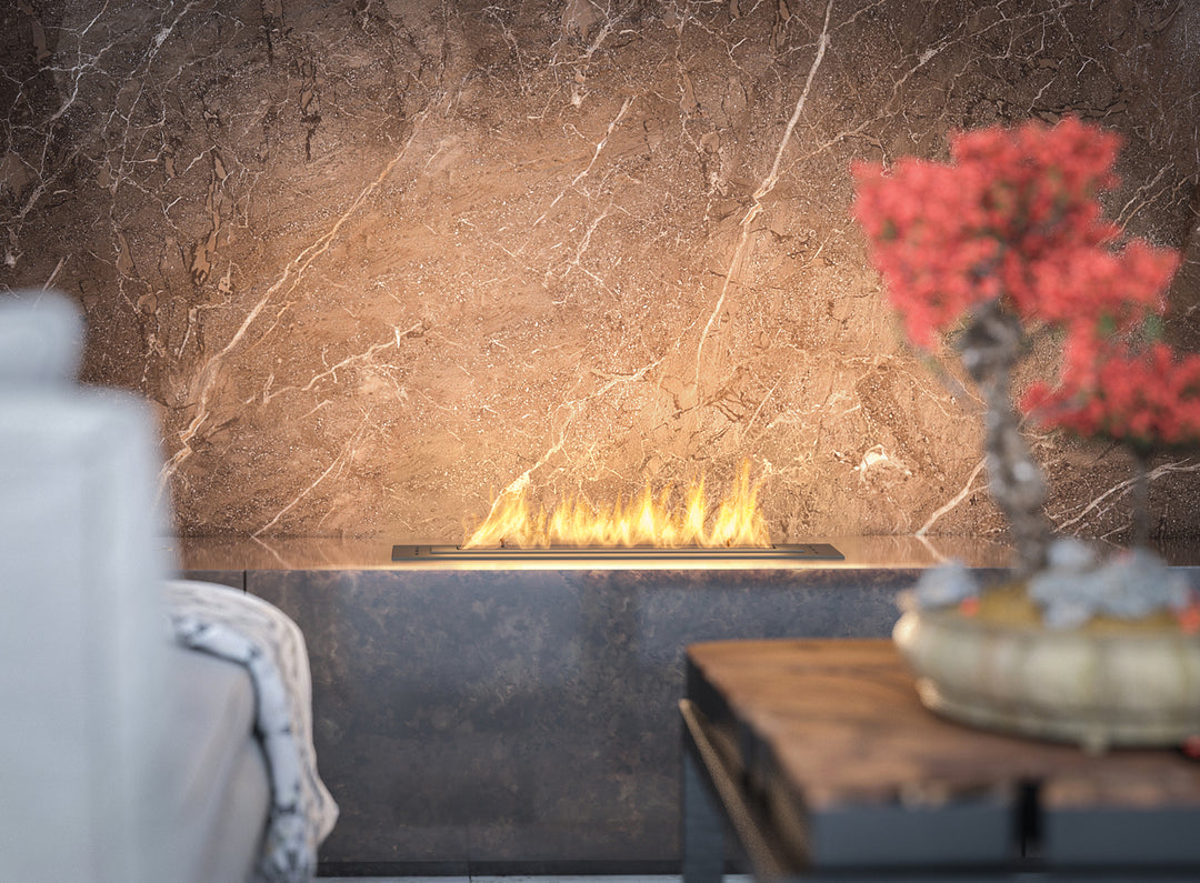 bioethanol-einbaubrenner-inbox-600-infire-wohnzimmer-lowboard-stein-minimalistisch-nahaufnahme