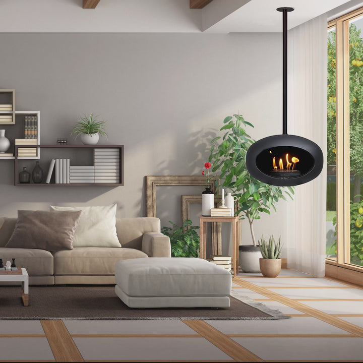 Bioethanol Deckenkamin - Le Feu DOME SKY CHROME GOLD/GOLD