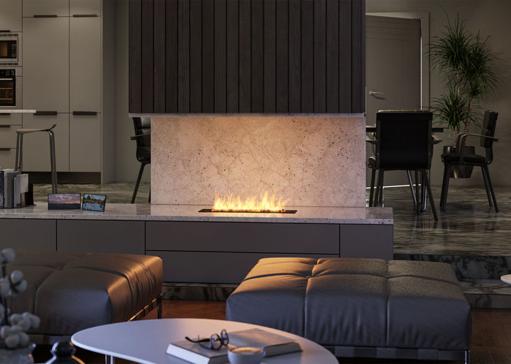 Bioethanol Einbaubrenner - WAVE 60cm
